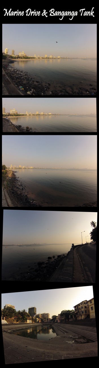 Inde,Mumbai,collier de la reine,Chowpatty beach