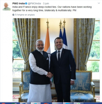 Inde,Macron,Modi,visite,Elysée